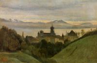 Corot, Jean-Baptiste-Camille - Between Lake Geneva and the Alps